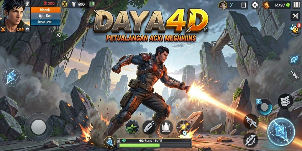 Tampilan gameplay intens dari DAYA4D yang penuh aksi.