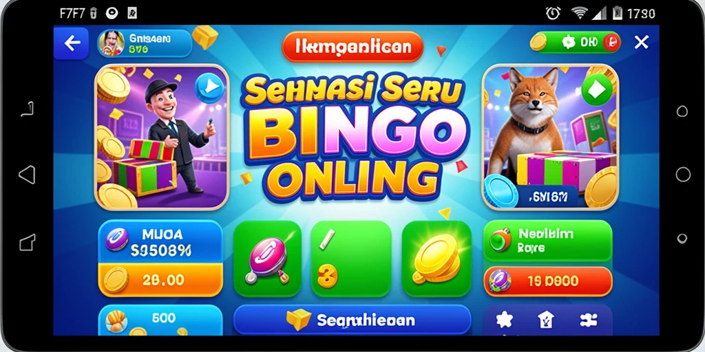 Screenshot gameplay F7F7 yang menampilkan suasana Bingo yang seru.