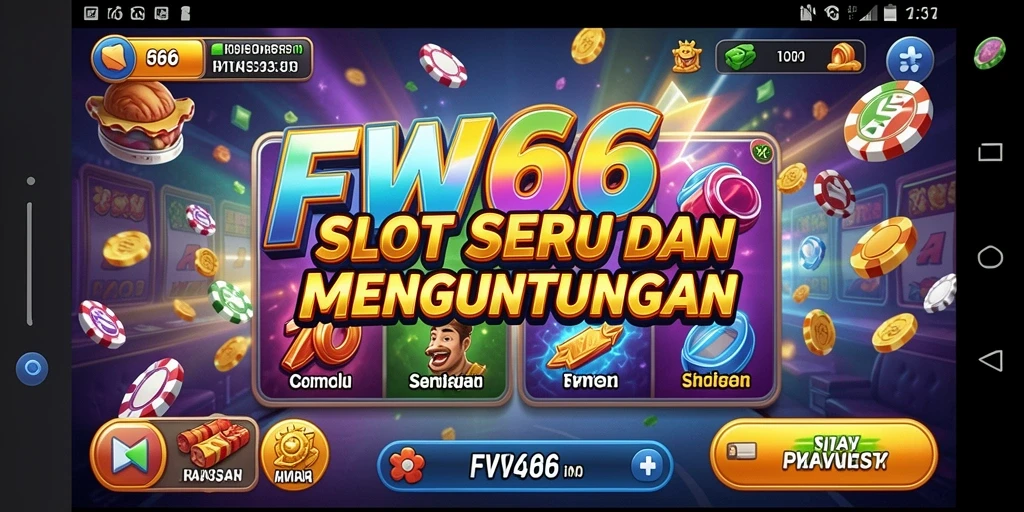 Screenshot gameplay FW66 dengan tampilan slot yang menarik dan mengesankan.