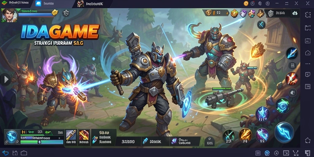 Tampilan gameplay menarik dari IDAGAME dengan elemen strategi.