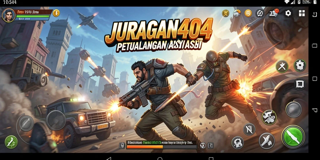 Tampilan gameplay ARPG yang seru dan menantang di JURAGAN404.