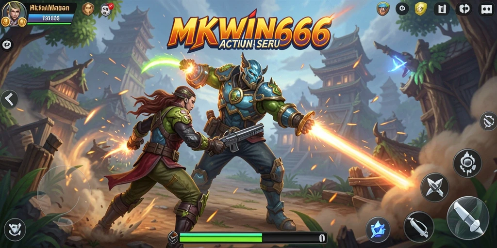 Tangkapan layar gameplay MKWIN666 yang penuh aksi dan tantangan.