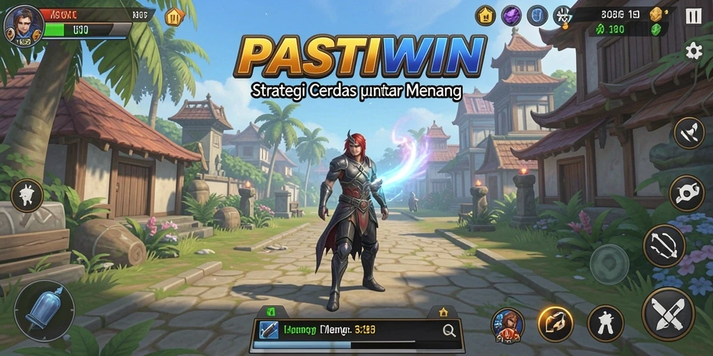 Tampilan gameplay PASTIWIN yang menegangkan dan strategis.