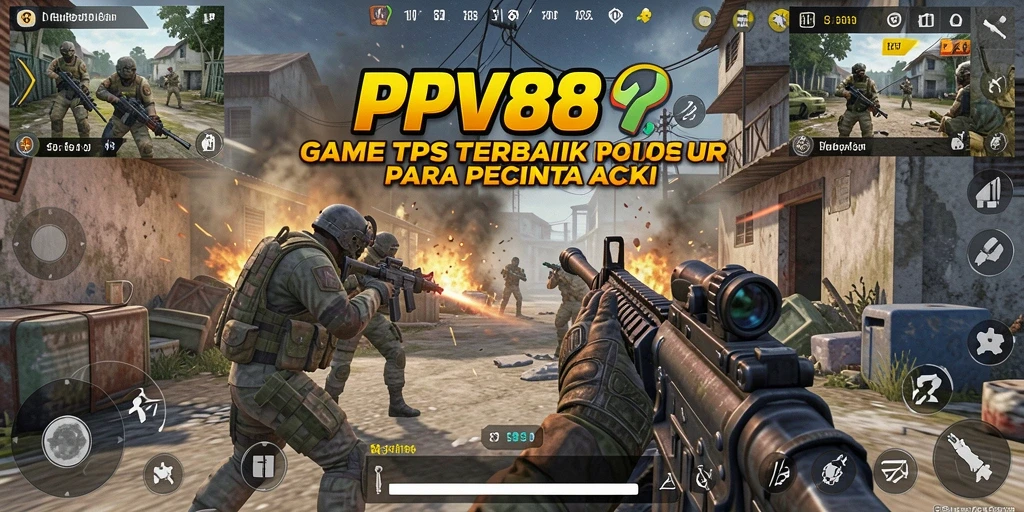 Tampilan seru ketika karakter bertempur di arena PPV88.