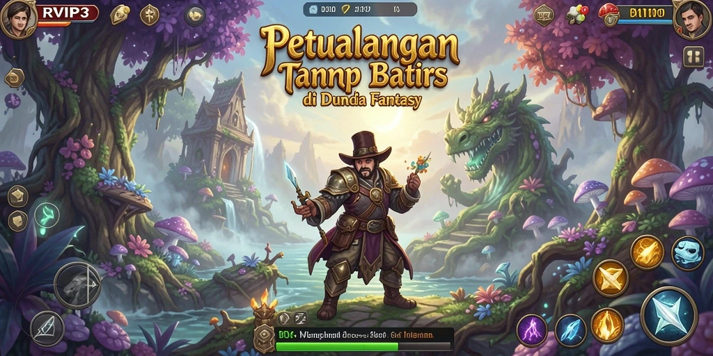 Tampilan menarik dari gameplay petualangan RVIP3 dengan grafis menawan.
