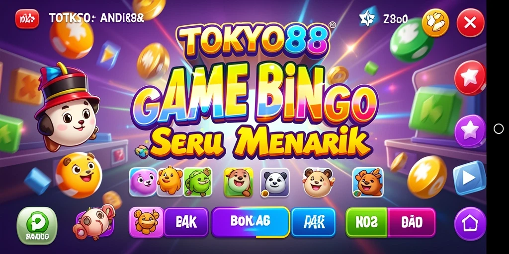 Tampilan gameplay seru dalam permainan Bingo TOKYO88.